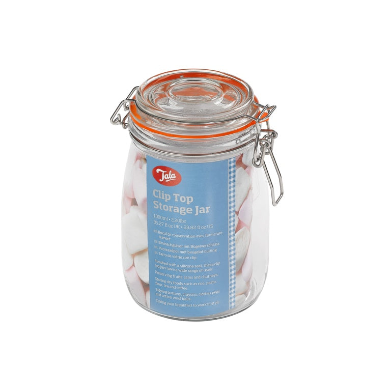 Tala Classic Airtight Lever Arm Storage Jar - 950ml / 2lb