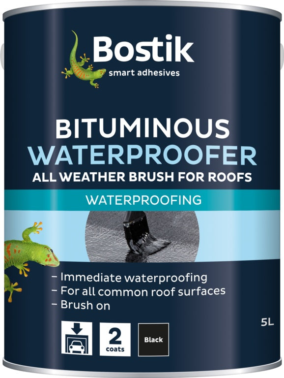 Bostik Brushable Waterproofer For Roofs - 5L