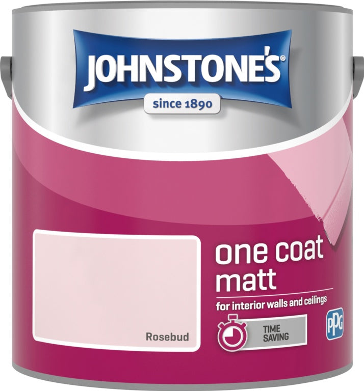 Johnstone's One Coat Matt 2.5L - Rosebud
