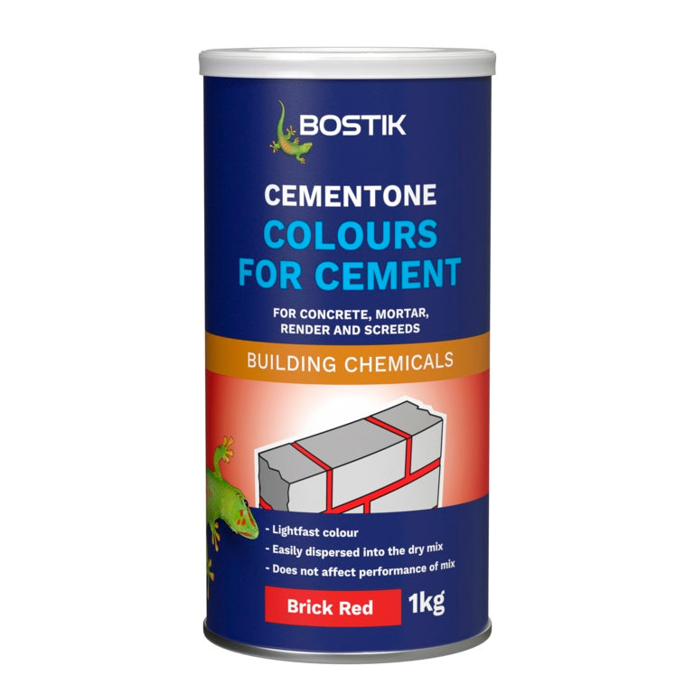 Cementone Colours For Cement - 1kg - Brick Red