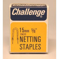 Challenge Netting Staples - Zinc Plated (Box Pack) - 15mm