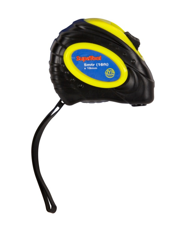 SupaTool Rubberised Tape Measure - 5m x 19mm