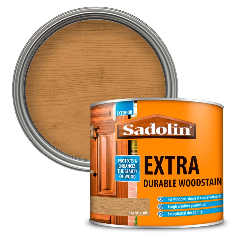 Sadolin Extra Durable Woodstain - 500ml Light Oak
