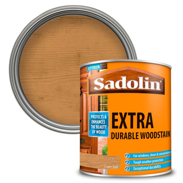 Sadolin Extra Durable Woodstain - 1L Light Oak