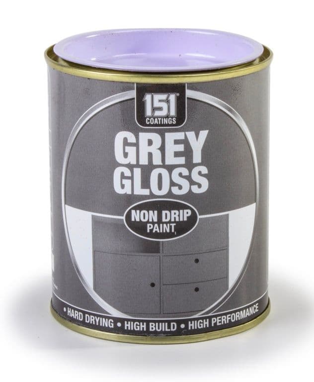 151 Coatings Non Drip Gloss Paint 300ml - Grey