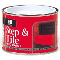 151 Coatings Step & Tile Paint - Red / 180ml