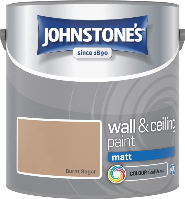Johnstone's Wall & Ceiling Matt 2.5L - Burnt Sugar