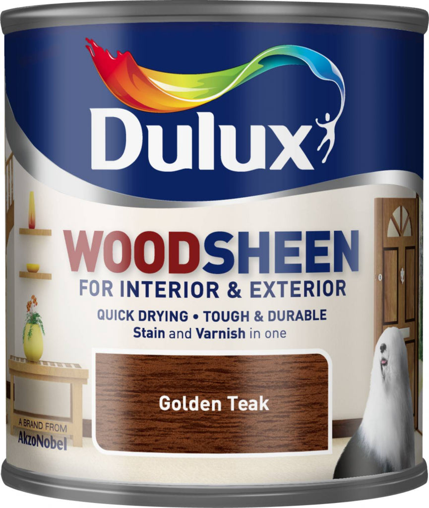 Dulux Woodsheen 250ml - Golden Teak