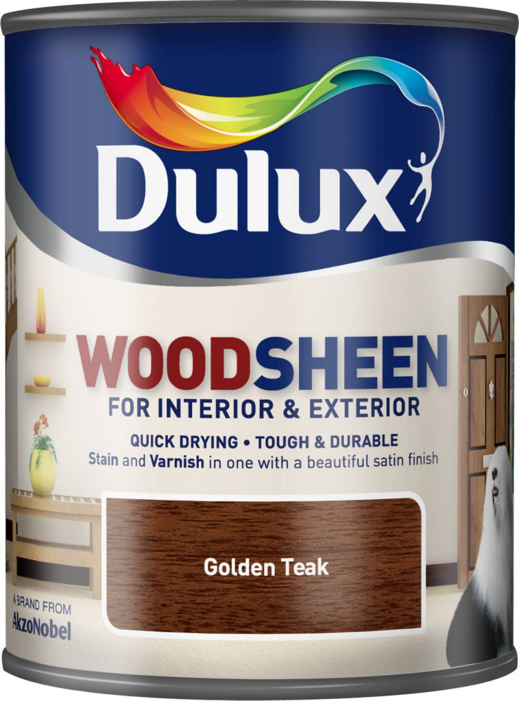 Dulux Woodsheen 750ml - Golden Teak