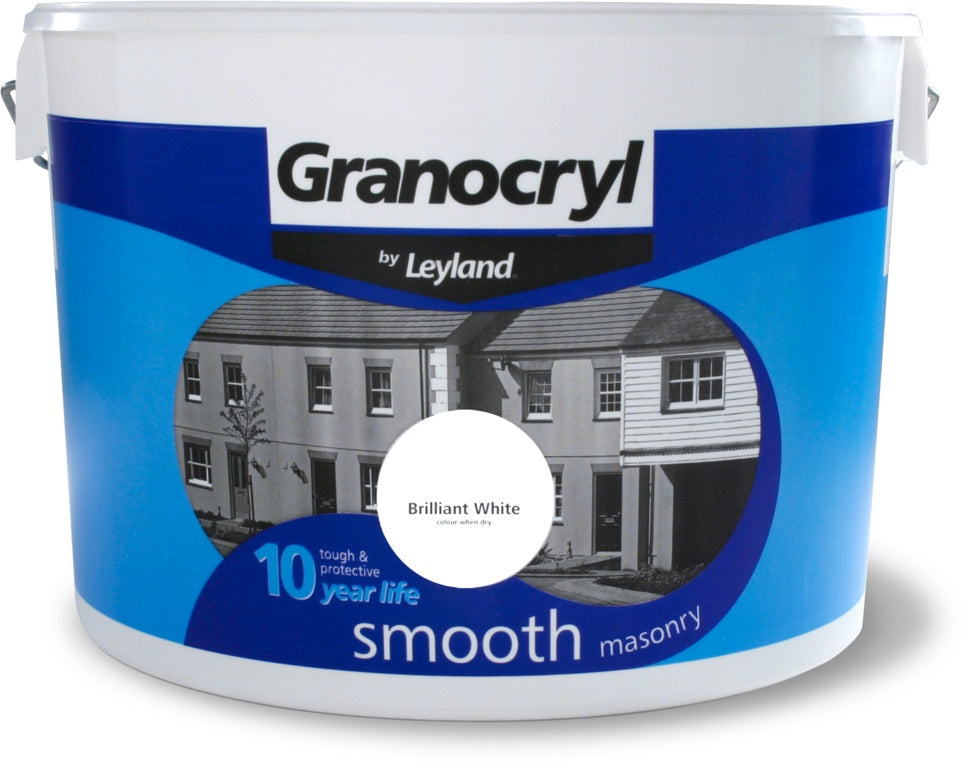 Granocryl Smooth Masonry 10L - Brilliant White