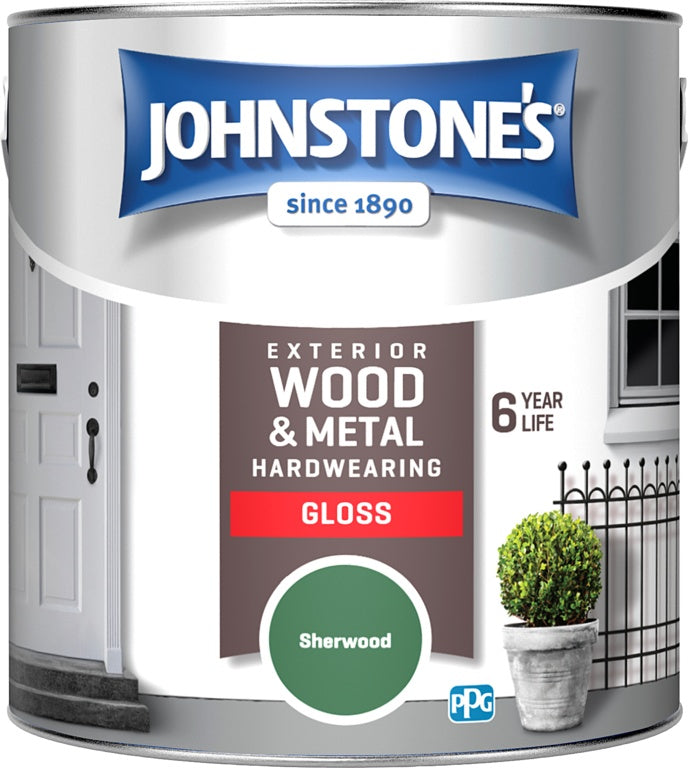 Johnstone's Exterior Hardwearing Gloss 2.5L - Sherwood