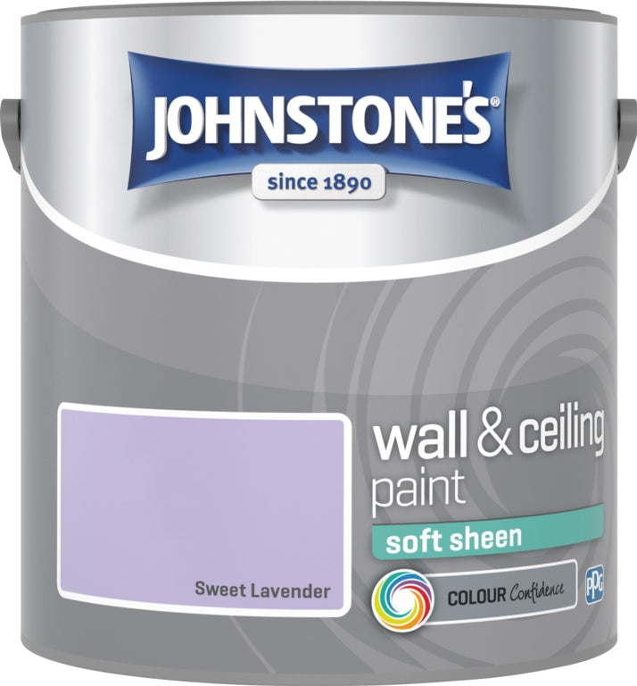 Johnstone's Wall & Ceiling Soft Sheen 2.5L - Sweet Lavender