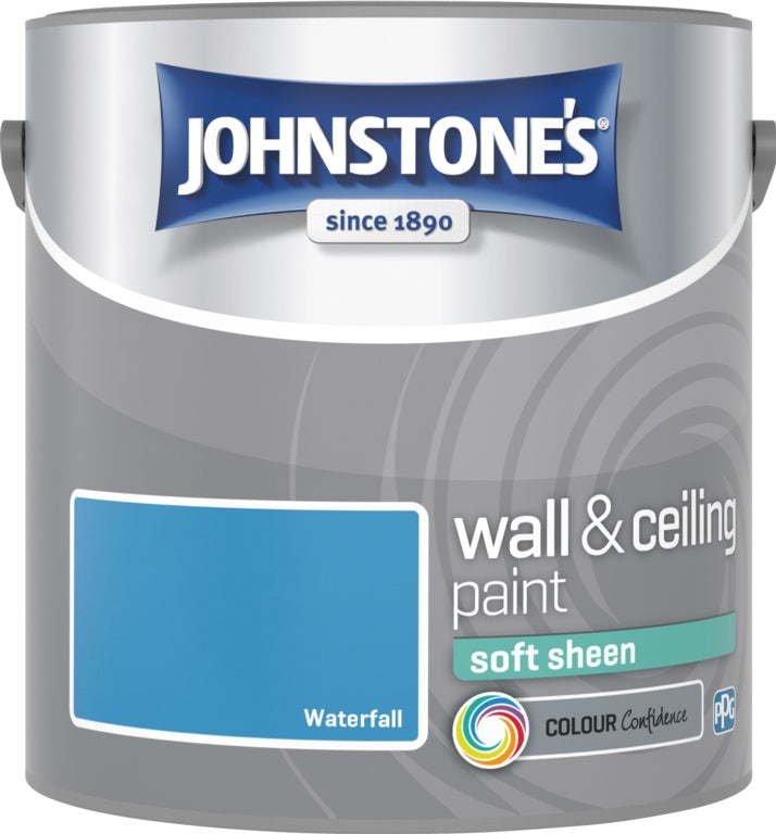 Johnstone's Wall & Ceiling Soft Sheen 2.5L - Waterfall