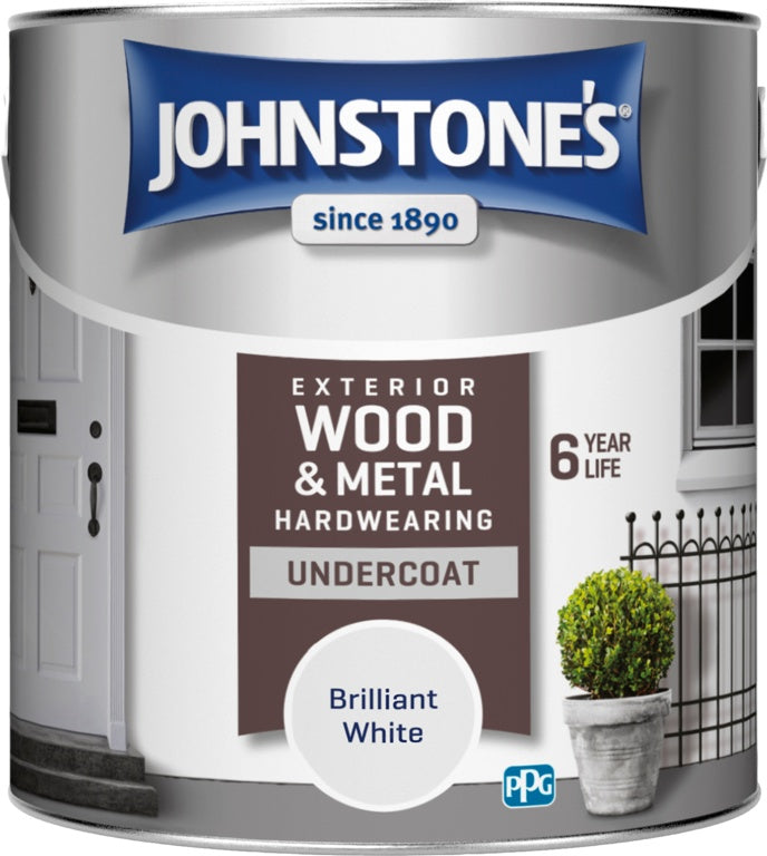 Johnstone's Exterior Undercoat 2.5L - White