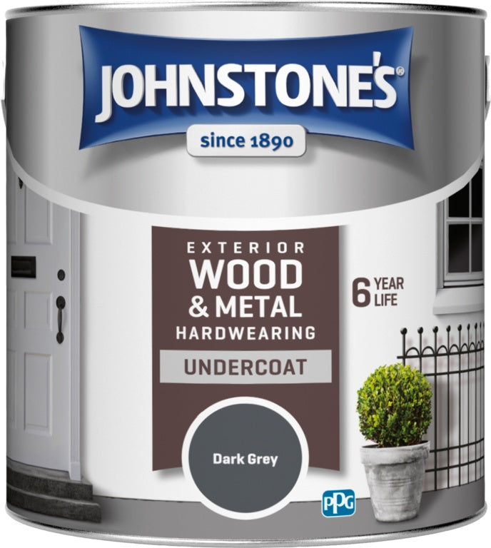 Johnstone's Exterior Undercoat 2.5L - Dark Grey