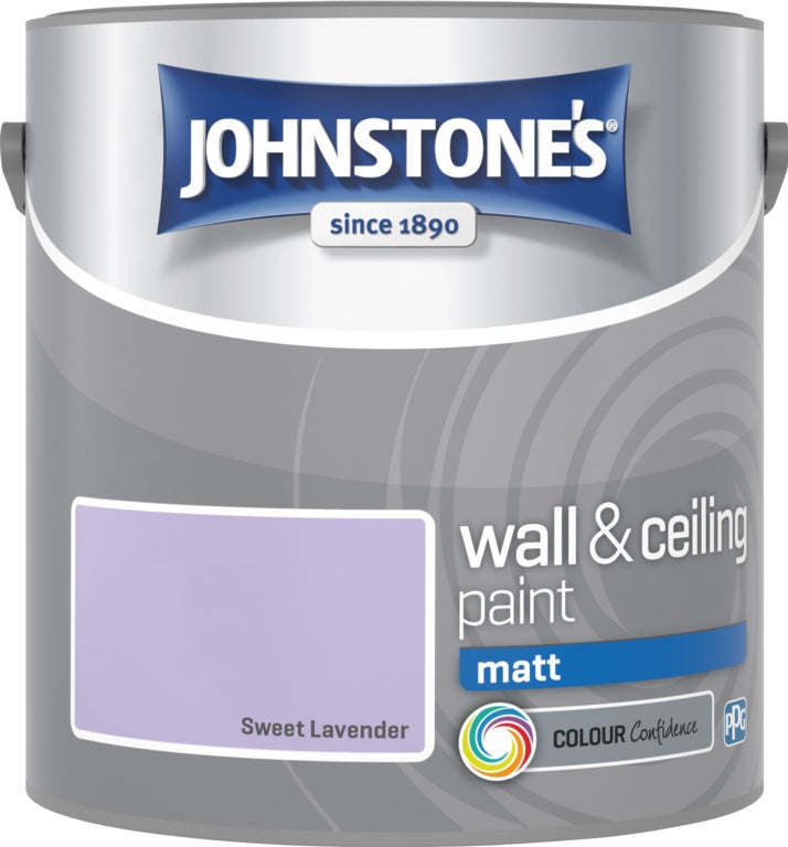 Johnstone's Wall & Ceiling Matt 2.5L - Sweet Lavender