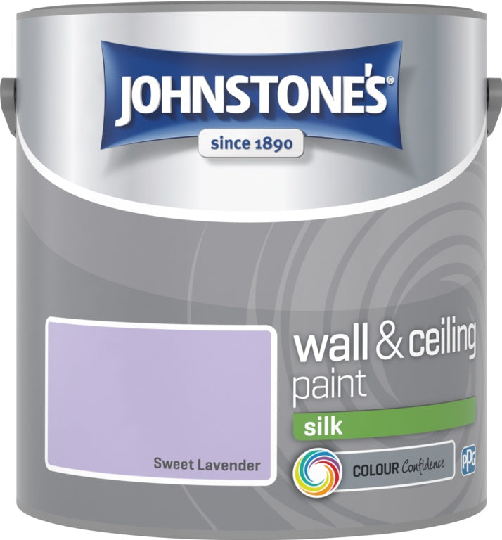 Johnstone's Wall & Ceiling Silk 2.5L - Sweet Lavender