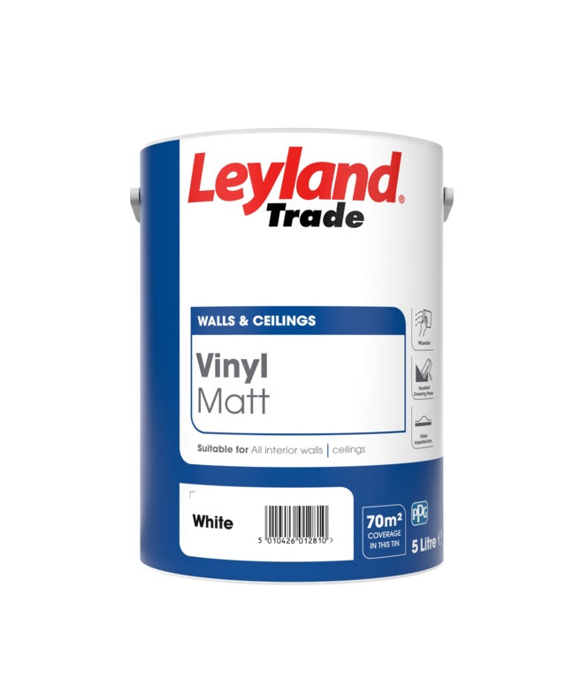 Leyland Trade Vinyl Matt - 5L White