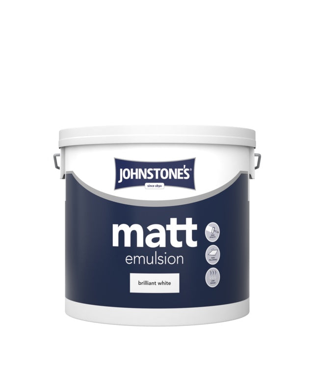 Johnstone's Matt - Brilliant White - 5L