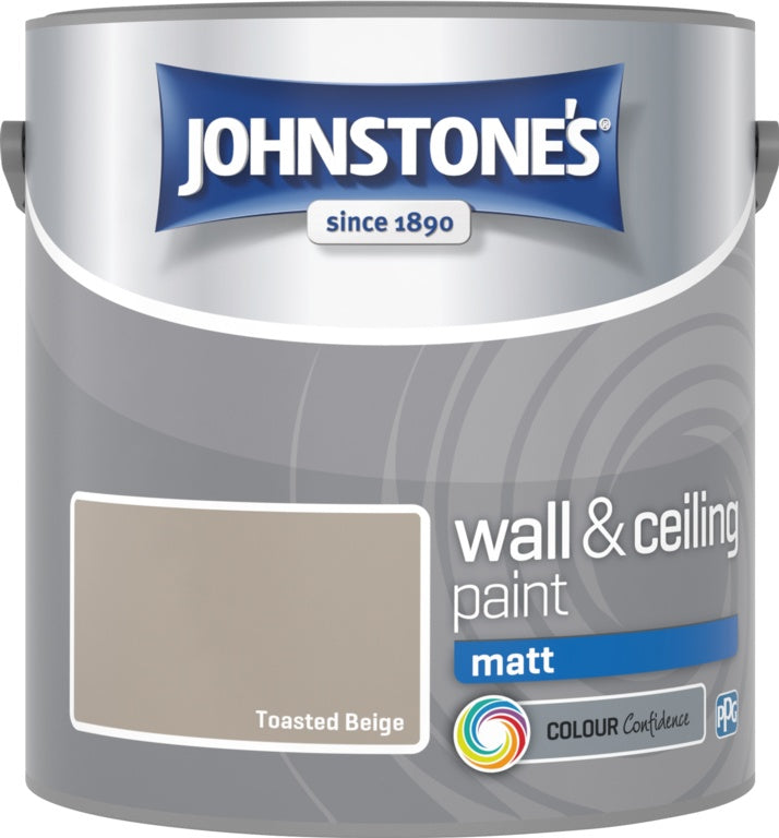Johnstone's Wall & Ceiling Matt 2.5L - Toasted Beige
