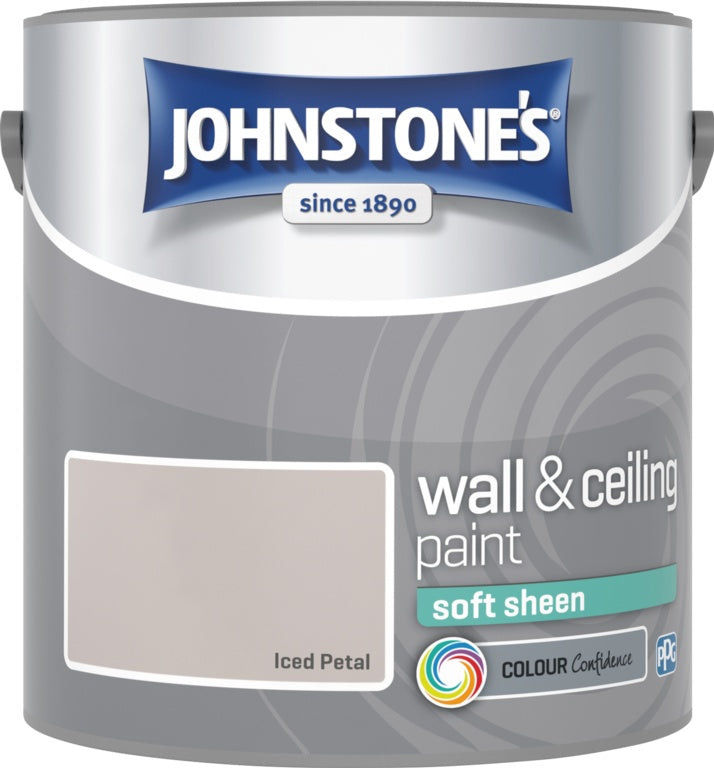 Johnstone's Wall & Ceiling Soft Sheen 2.5L - Iced Petal