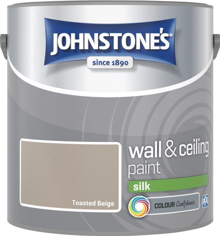 Johnstone's Wall & Ceiling Silk 2.5L - Toasted Beige