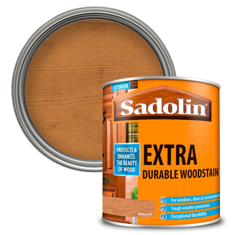 Sadolin Extra Durable Woodstain - 1L Natural