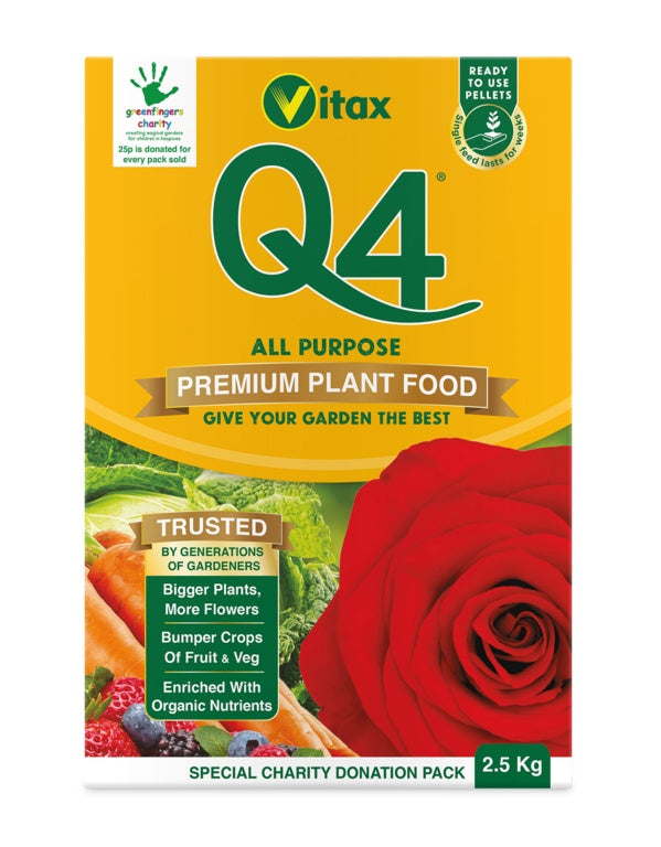 Vitax Q4 Fertiliser Pelleted - 2.5kg