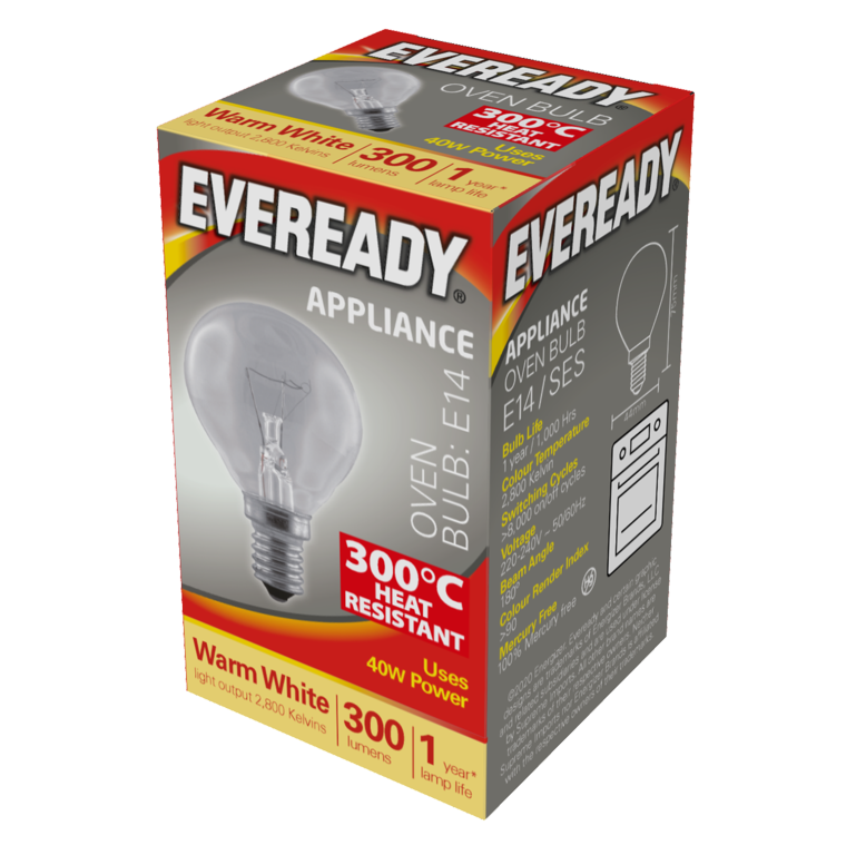 Eveready Oven Lamp Pack 10 - 40W SES