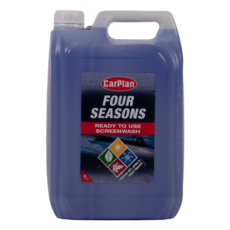Carplan Four Seasons Ready Mixed Screen Wash - 5L