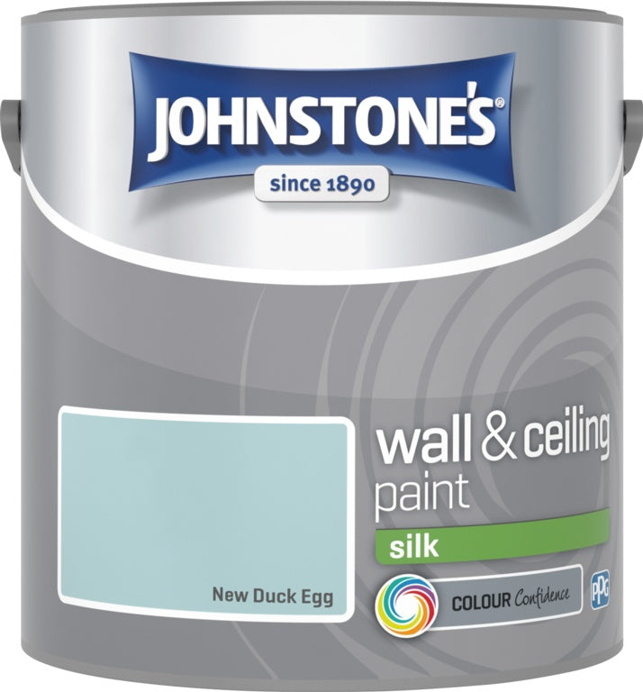Johnstone's Wall & Ceiling Silk 2.5L - New Duck Egg