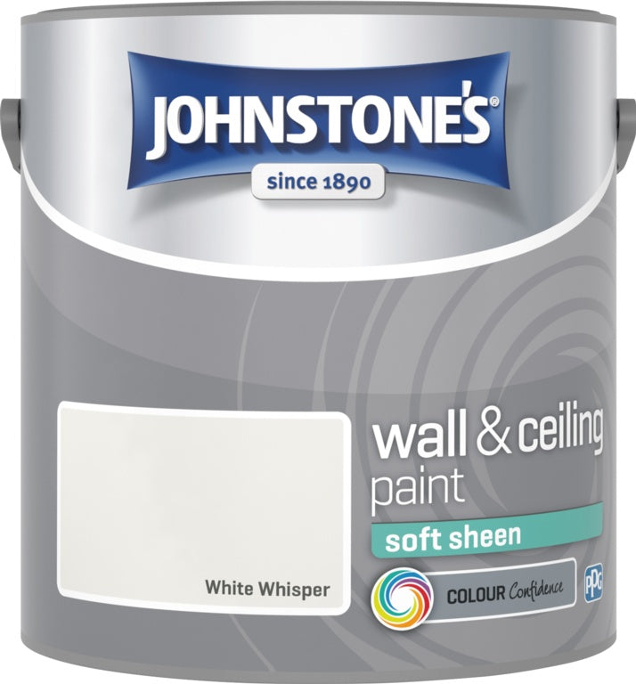 Johnstone's Wall & Ceiling Soft Sheen 2.5L - White Whisper