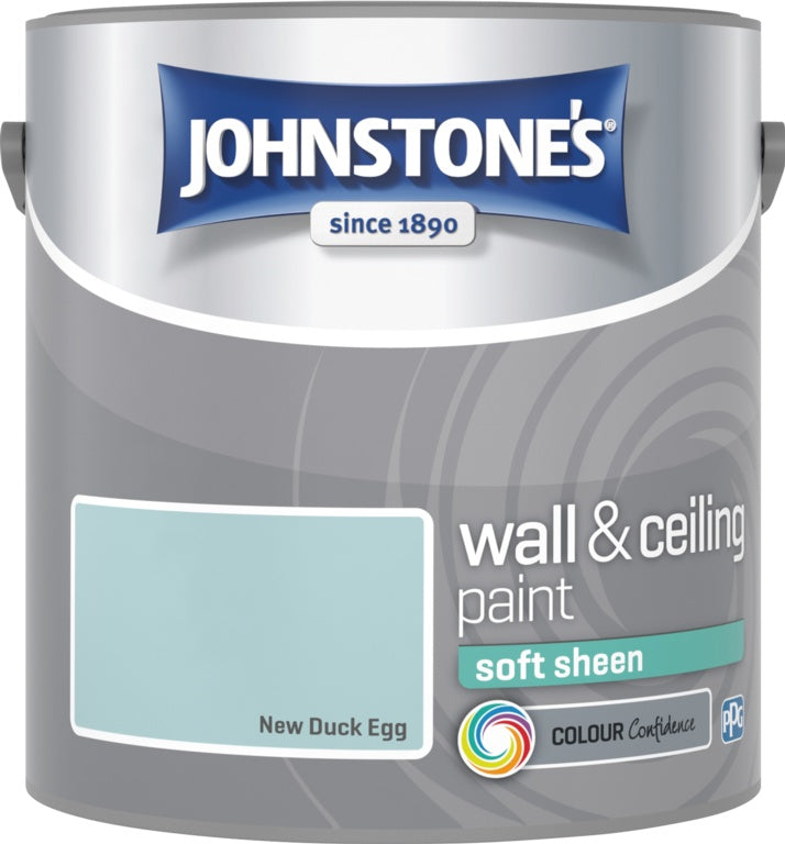 Johnstone's Wall & Ceiling Soft Sheen 2.5L - New Duck Egg