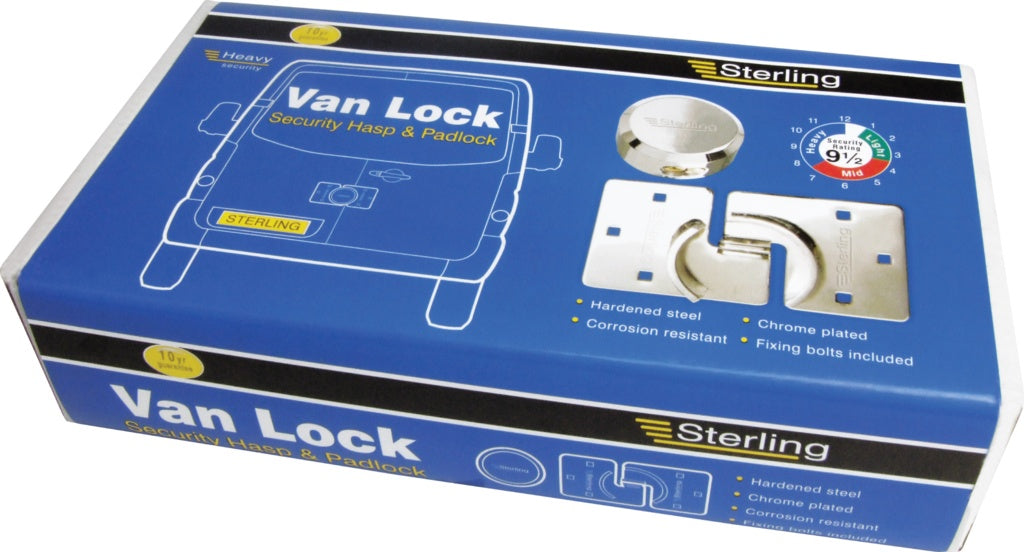 Sterling Van Lock Security Hasp & Padlock