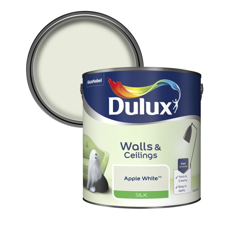 Dulux Silk 2.5L - Apple White