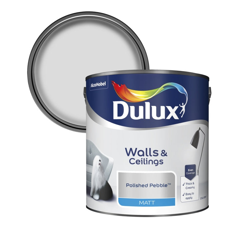 Dulux Matt 2.5L - Polished Pebble