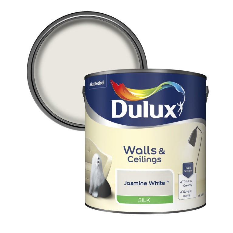 Dulux Natural Hints Silk 2.5L - Jasmine White
