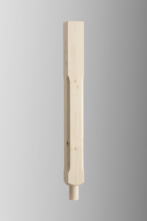 Cheshire Mouldings Spigot Newel Pine - 91 x 850