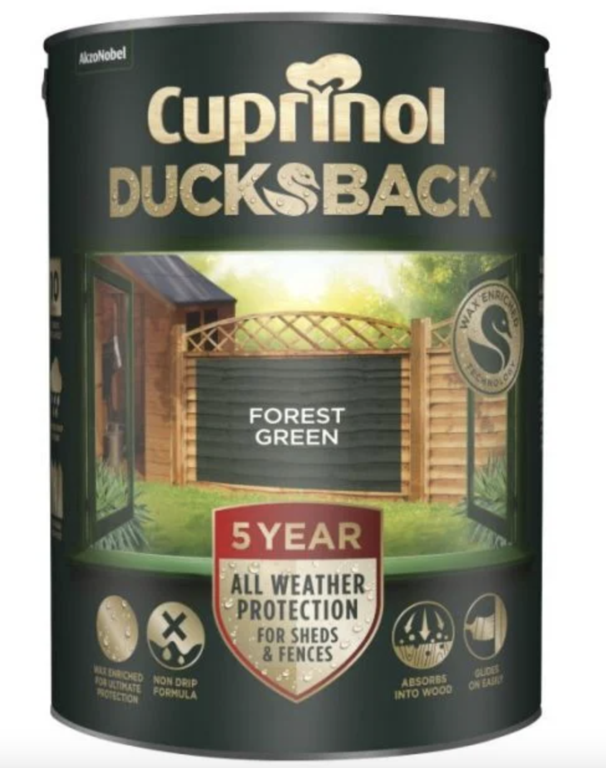 Cuprinol Ducksback 5L - Forest Green