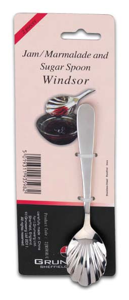 Windsor 2 Jam/Marmalade/Sugar Spoons