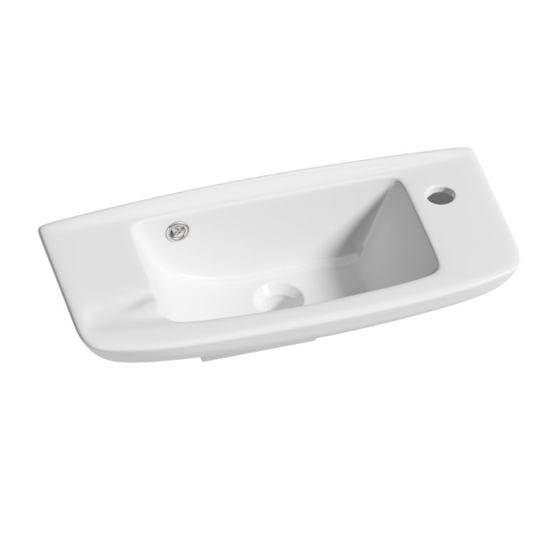 SP Cloakroom Collection Wall Basin 500mm - W: 500mm H: 180mm D: 300mm