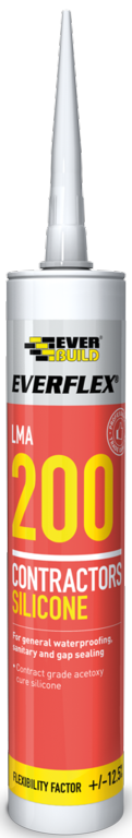 Everbuild Silicone 200 - 295ml Clear