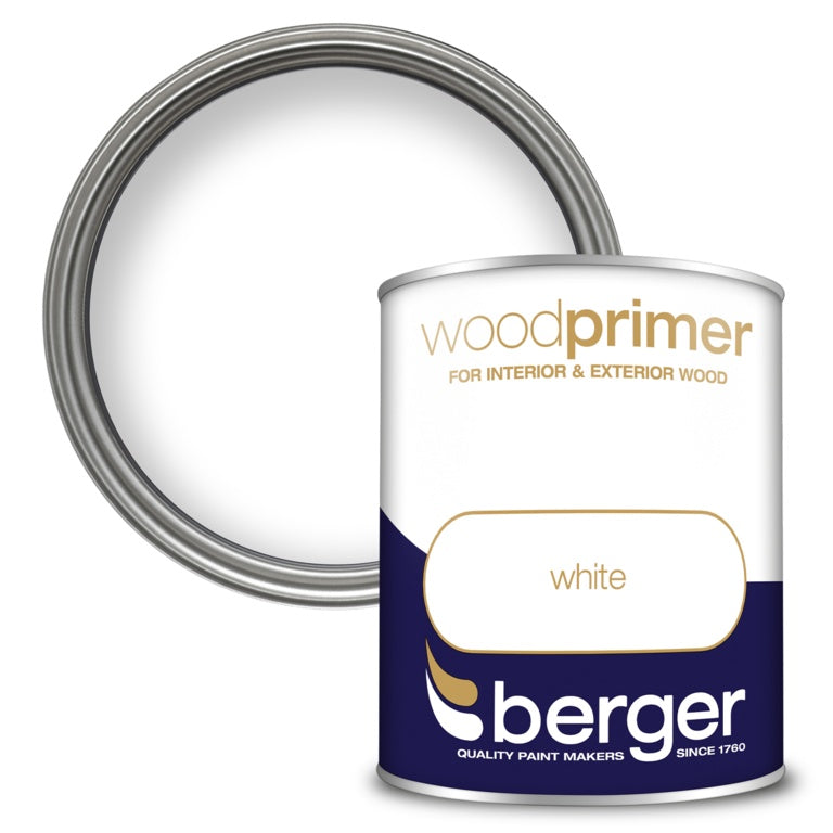 Berger Wood Primer 750ml - White
