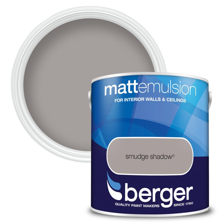 Berger Matt Emulsion 2.5L - Smudge Shadow