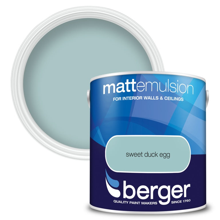 Berger Matt Emulsion 2.5L - Sweet Duck Egg