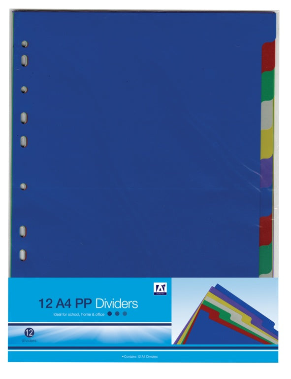 Anker Stat A4 Page Dividers - Pack 12