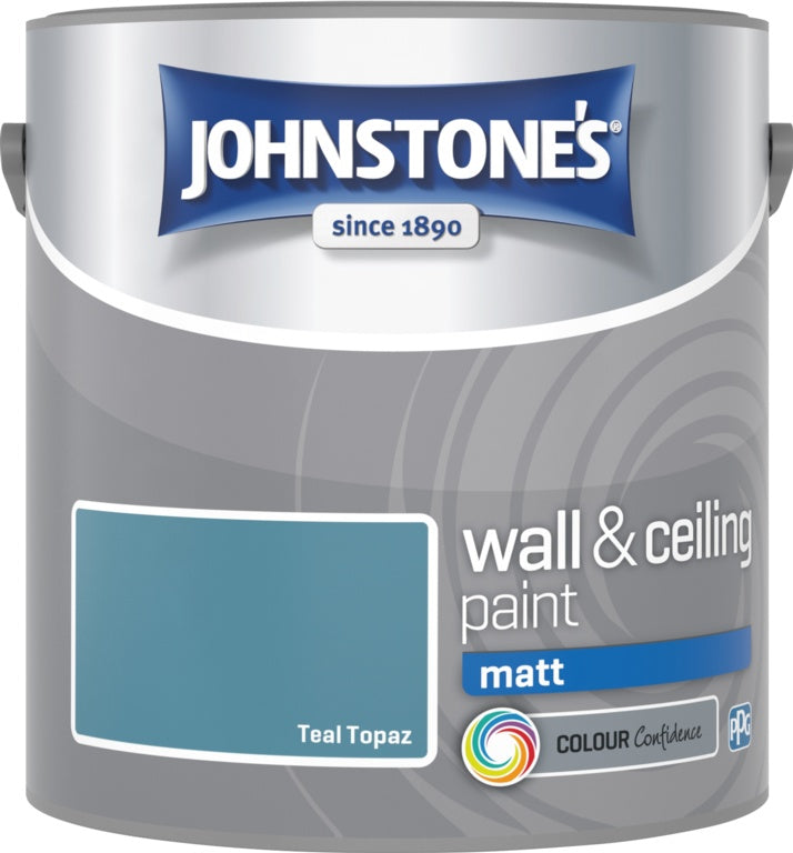 Johnstone's Wall & Ceiling Matt 2.5L - Teal Topaz