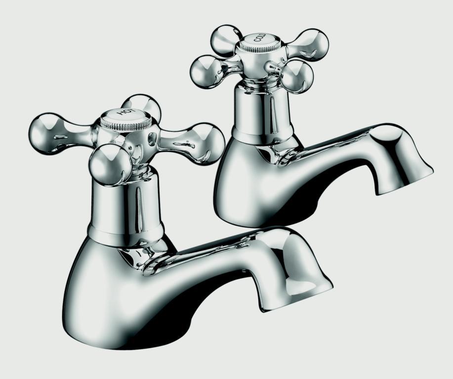 SP Traditional Basin Taps - W: 45mm H: 85mm D: 131mm