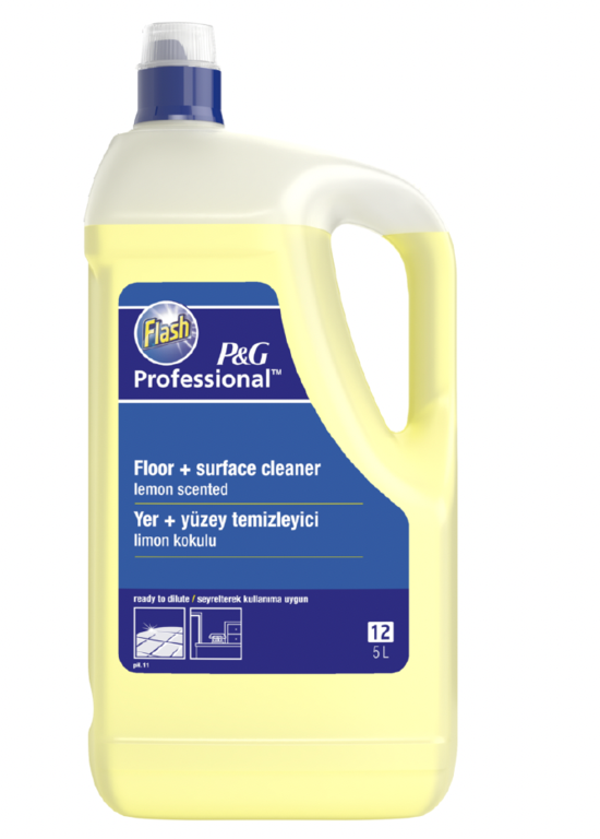 Flash Floor & Surface Cleaner - 5L Lemon