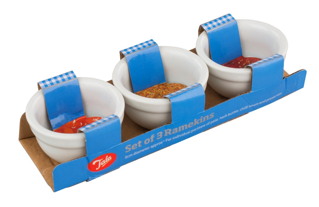 Tala Ceramic Bowls - 5cm, 3 Set